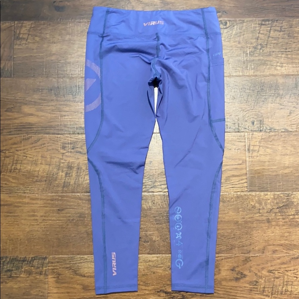 🏋🏻‍♀️🧘🏽‍♀️🏃🏼‍♀️ Virus Leggings - Picture 2 of 4